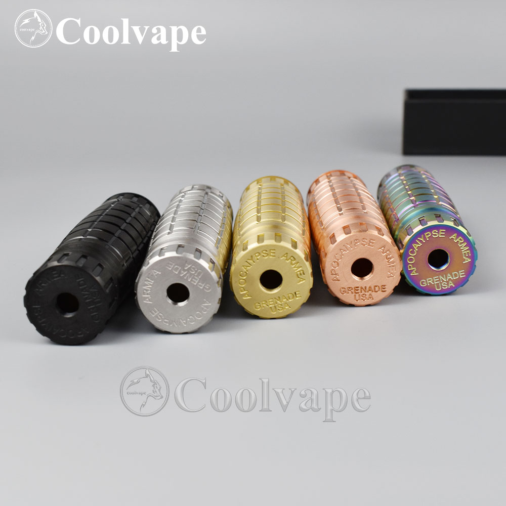 Vape Battery 18650 - WOLFCOOLVAPE Apocalypse armea mod 24mm brass