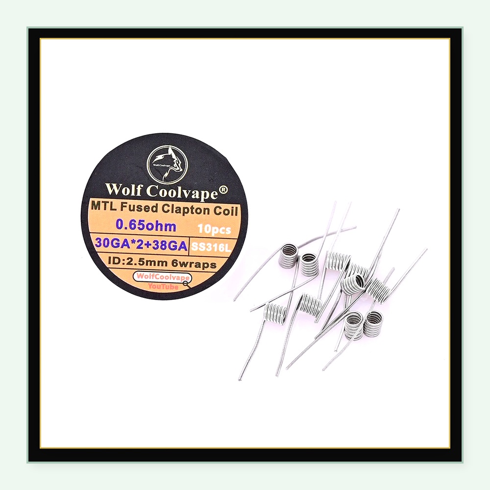10pcs Wolfcoolvape MTL Fused C - đánh giá và giá Vape Coil Replacement