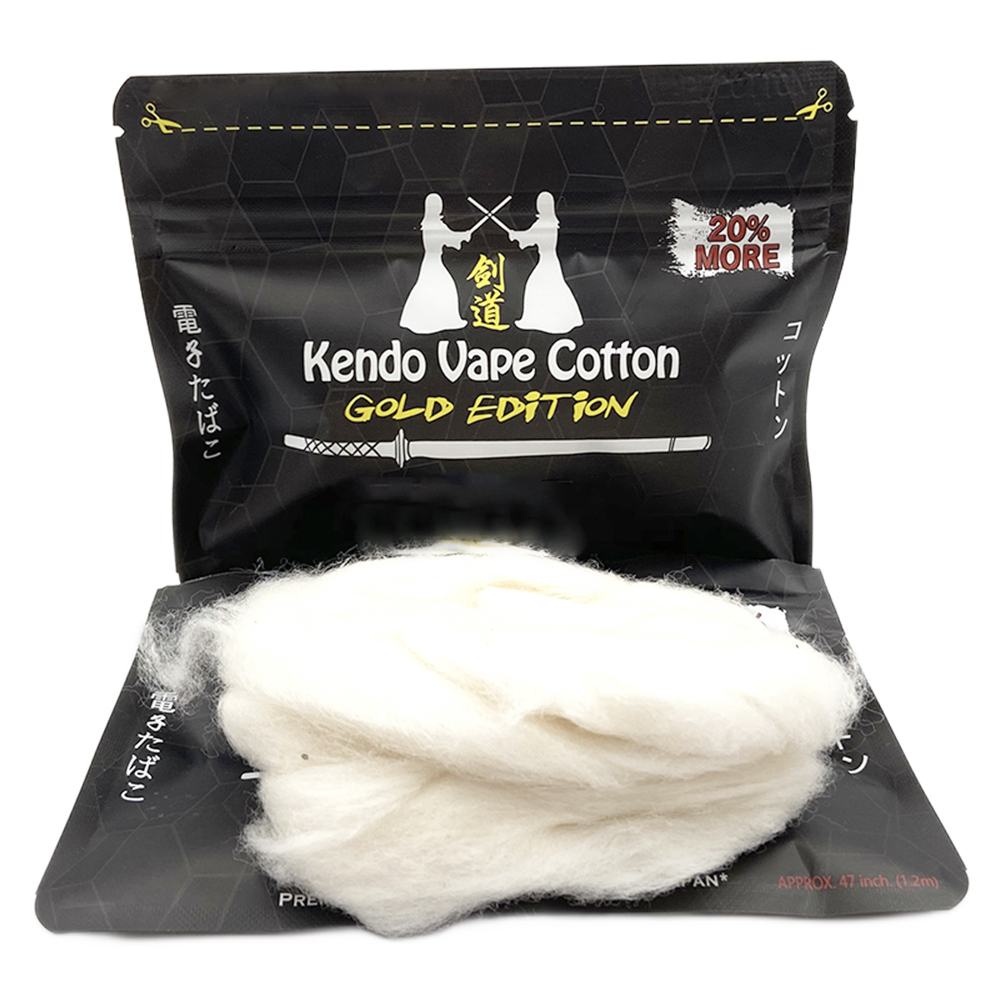 New Kendo Cotton Gold Edition  - đánh giá và giá Vaping Goods