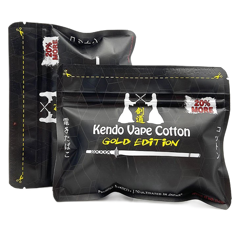 New Kendo Cotton Gold Edition  - đánh giá và giá Vaping Goods