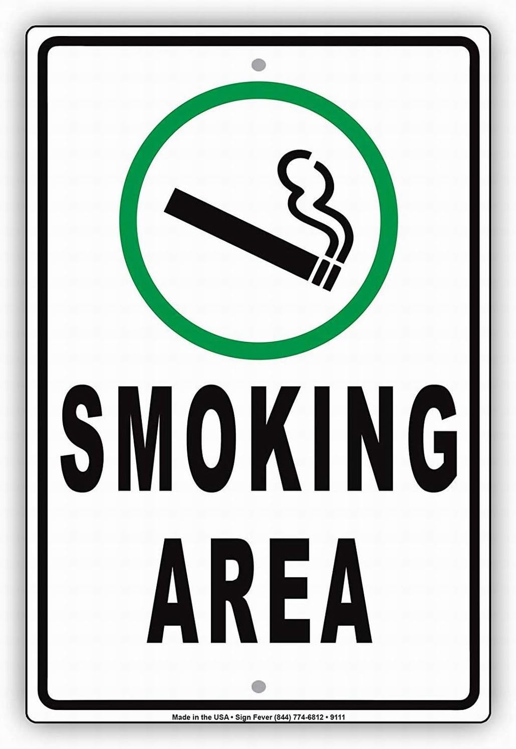 Safety Sign 12x16 Smoking Vapi - đánh giá và giá Vaping Store