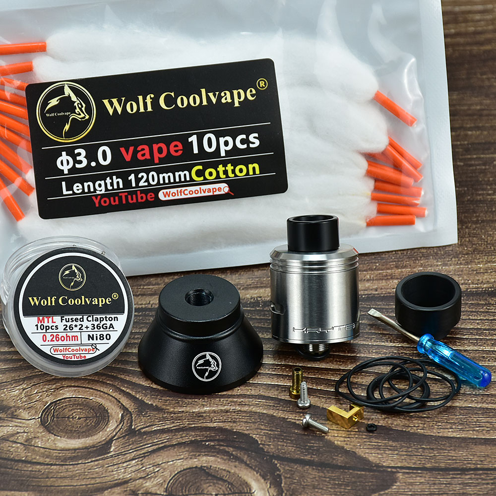 Wolfcoolvape Psyclone Kryten S - đánh giá và giá Vape Coil Replacement