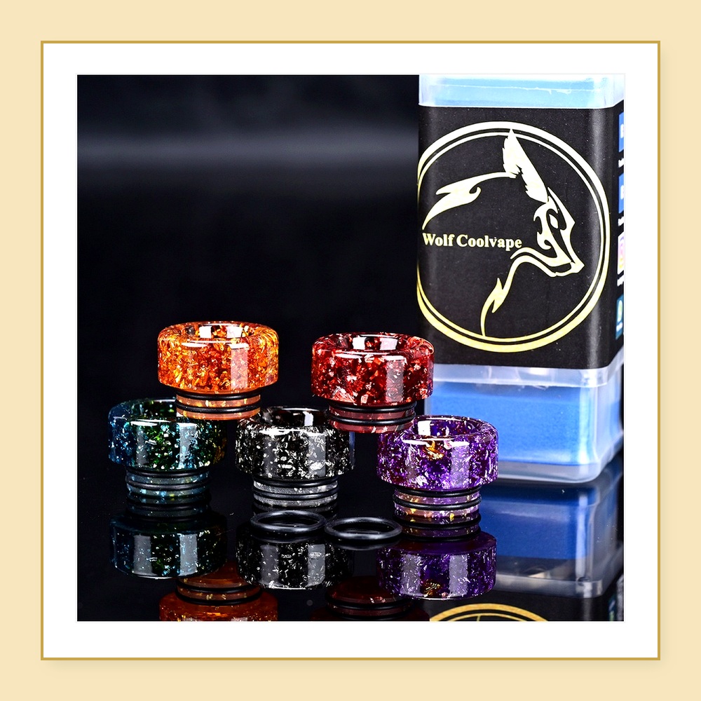 5pcs Wolfcoolvape 810 Drip Tip - đánh giá và giá Drip Tip Resin