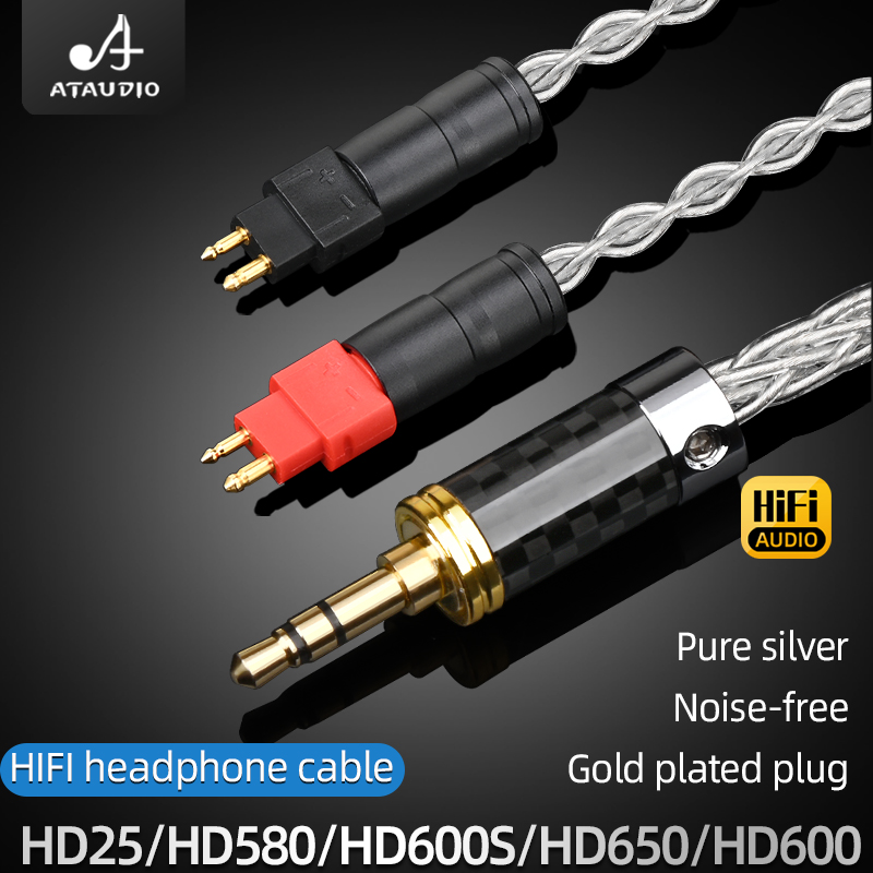 ATAUDIO HiFi Pure Silver 2.5mm - đánh giá và giá Sennheiser Headphone Hd 25