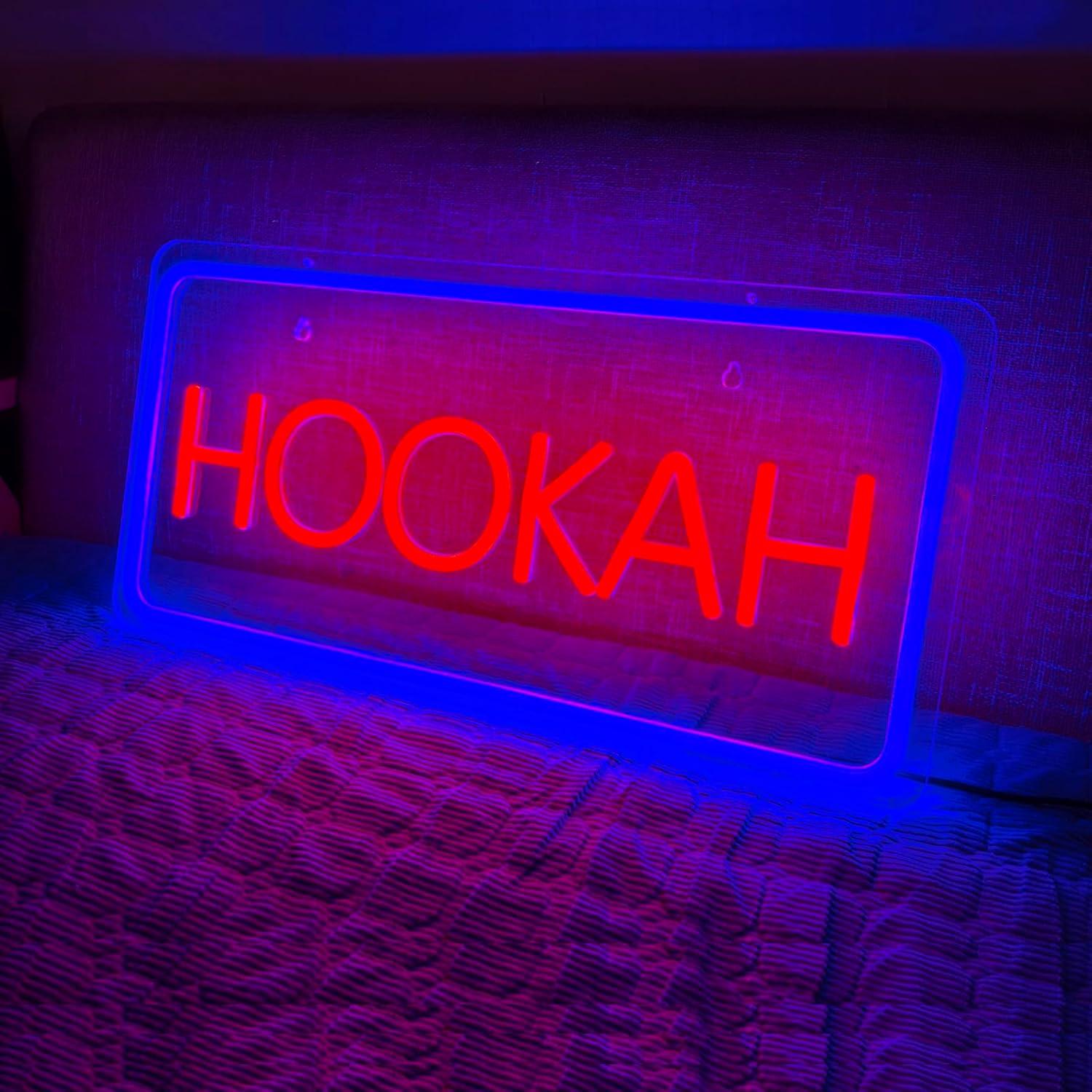 HOOKAH Neon Sign USB Dimmable  - đánh giá và giá Vaping Store