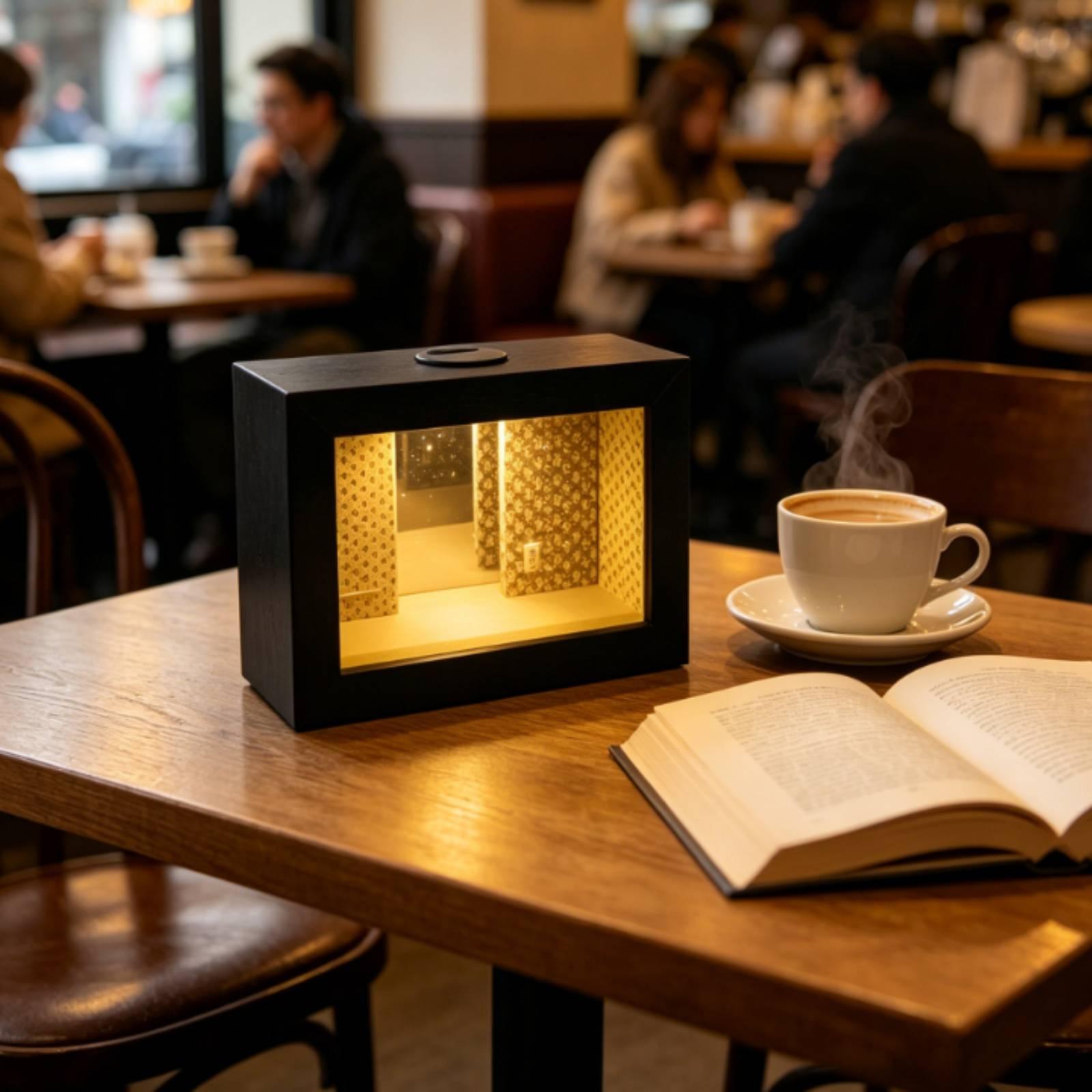 Wooden Shadow Box Endless Mirr - đánh giá và giá Battery Case Storage